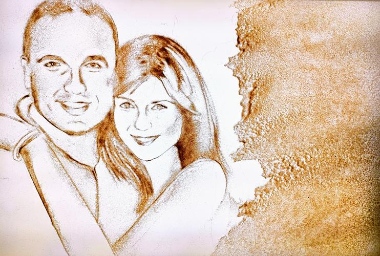 Видео подарок созданный песком Анна Мелехова Online