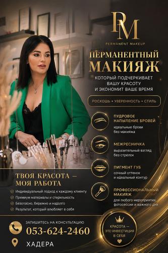 Перманентный Макияж Svetlana Cavalli Хадера